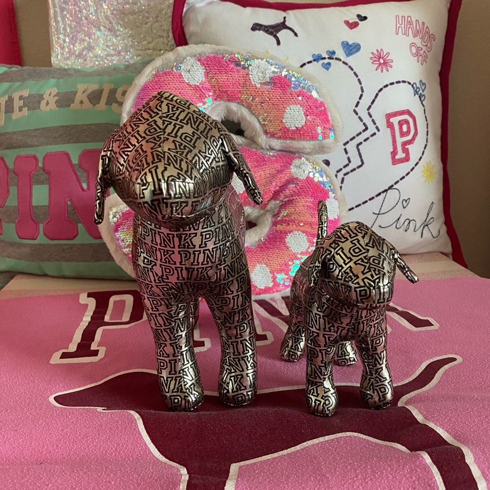 SOLD— VS PINK large and small dog bundle